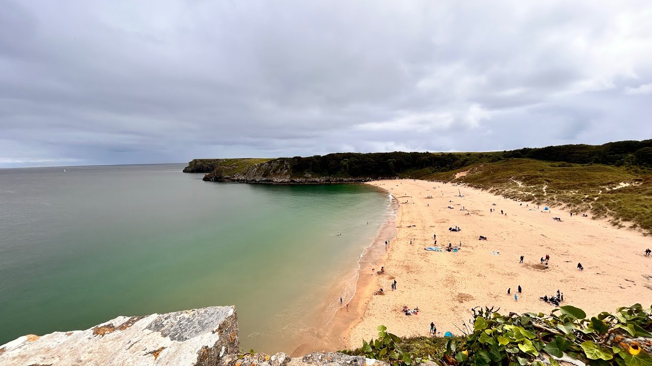 Snorkelling at Barafundle bay