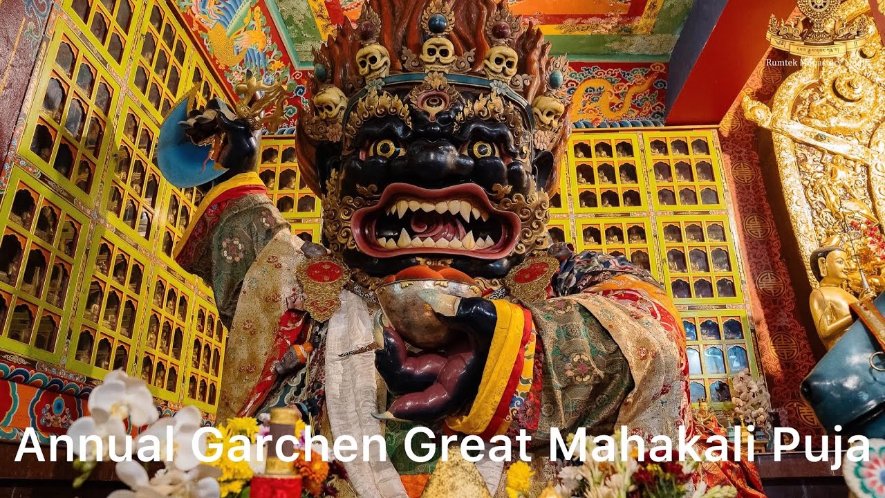Annual Garchen Mahakala Puja, Bodhgaya 24th February 2025