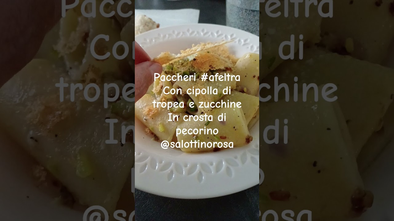 #paccheri #afeltra