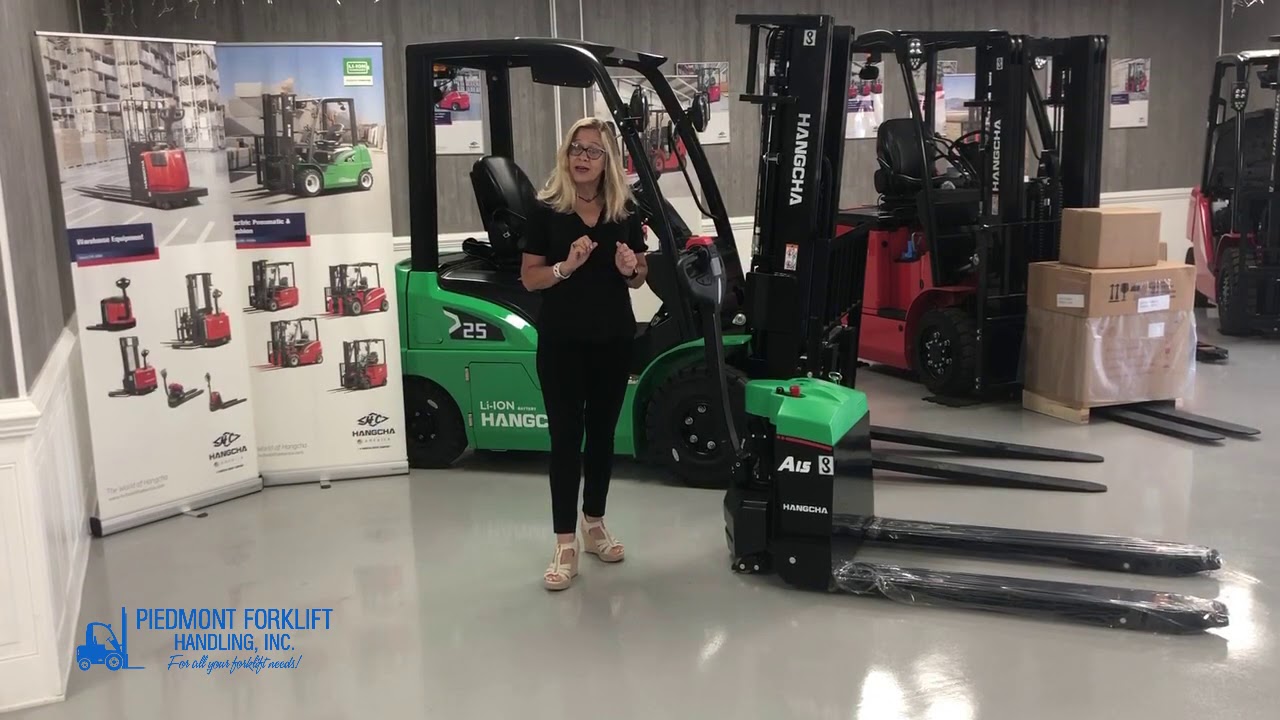 Lithium ion battery pallet jack