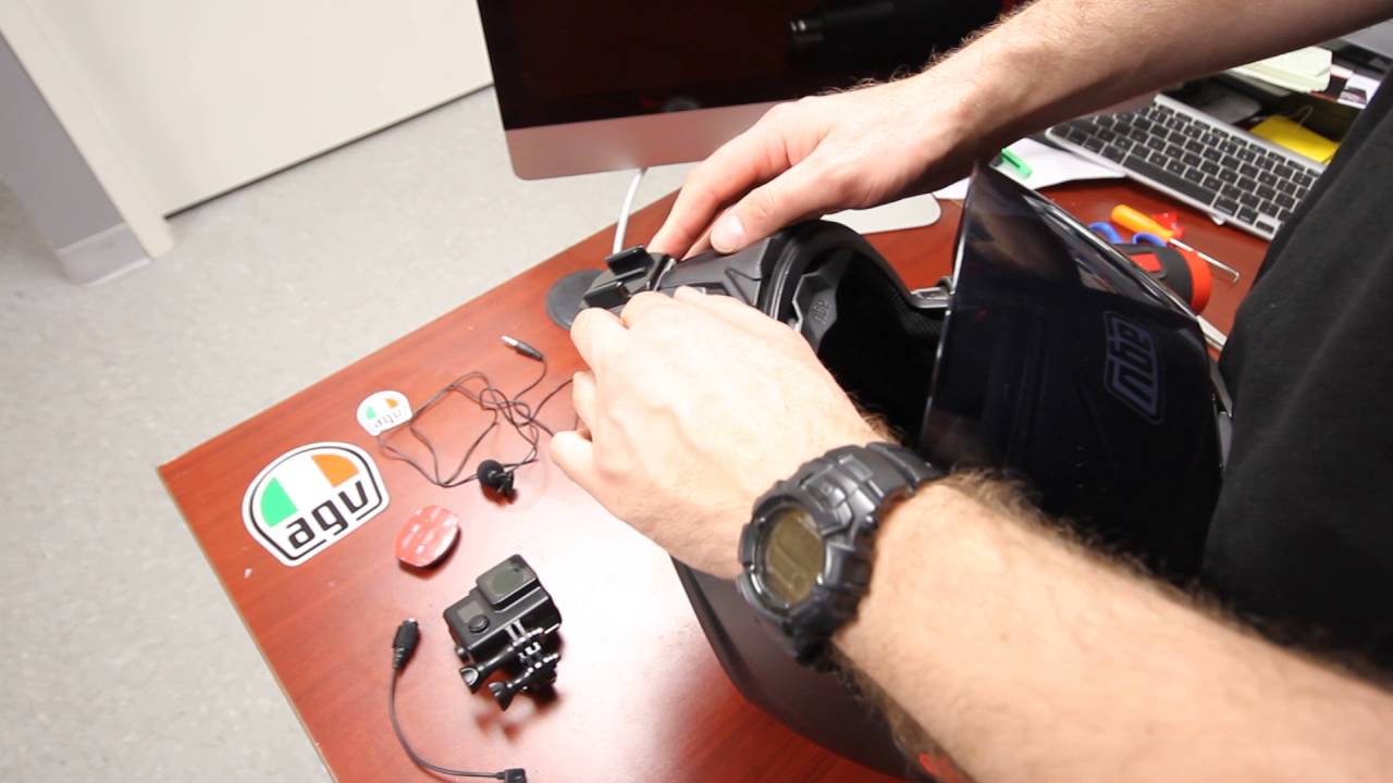 GoPro Chin mount on helmet for MotoVlogging [AGV K3 SV] - How to Ep. 1