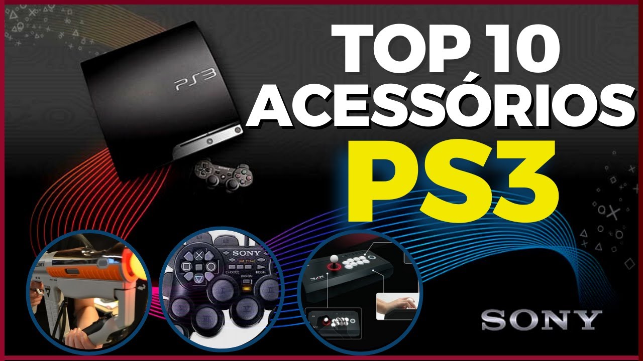10 INCRÍVEIS ACESSÓRIOS LANÇADOS PARA PS3!