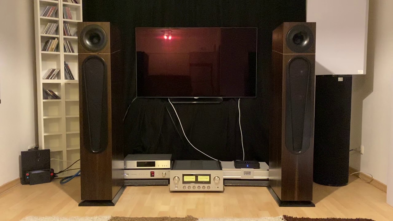 Luxman L-590AX II (class A) with Luxman DA-06
