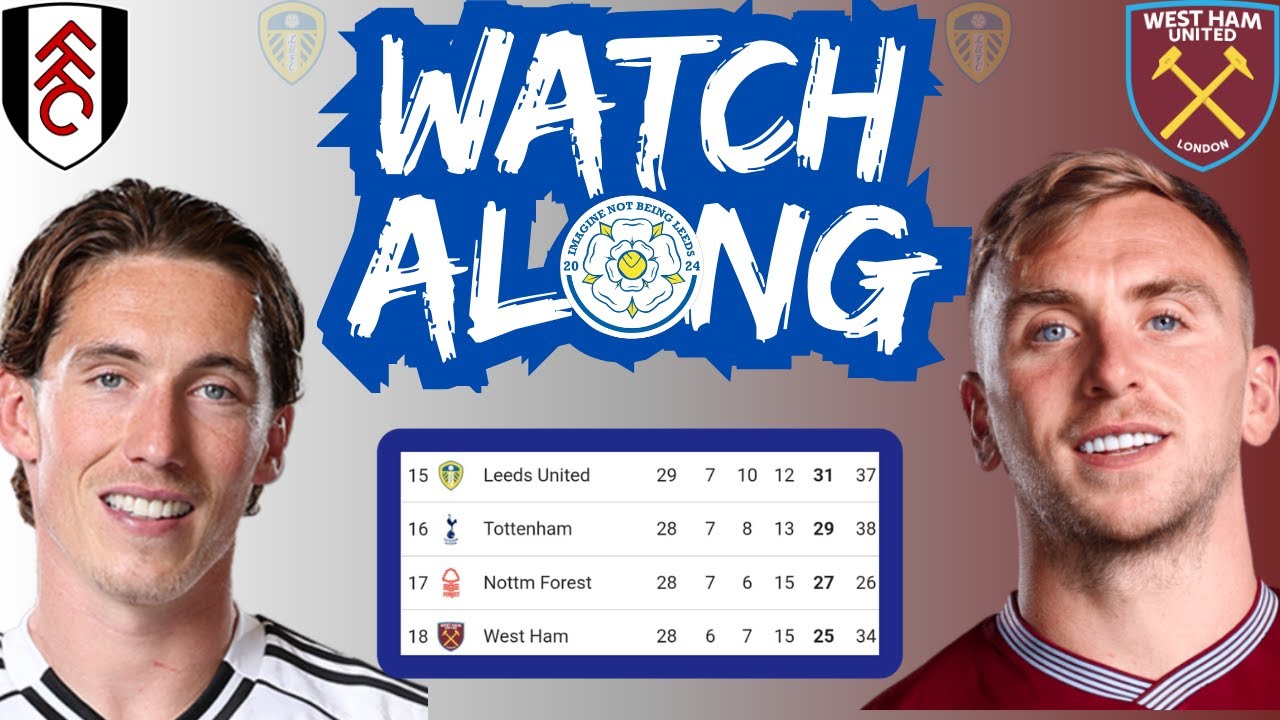 🚨Fulham vs West Ham LIVE | Premier League Watchalong - Leeds Fan With A Keen Interest👀