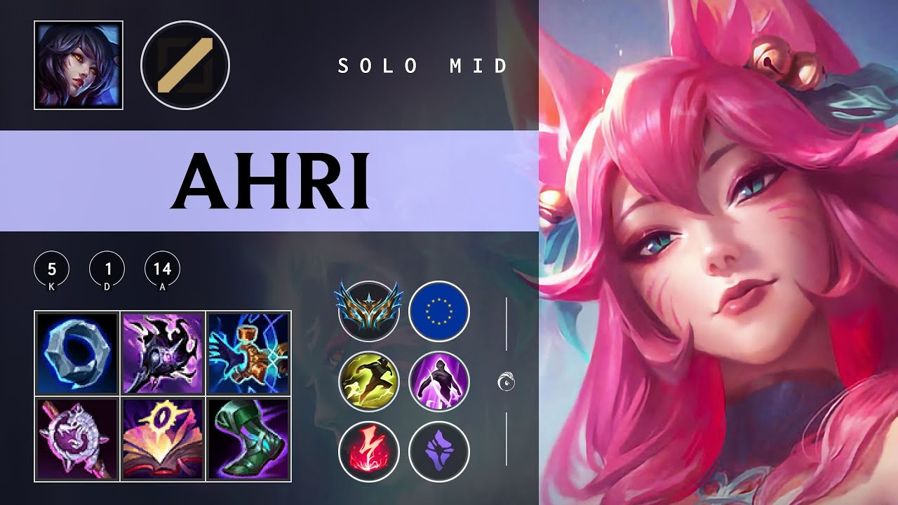 Ahri Mid vs Kassadin - EUW Challenger Patch 25.24