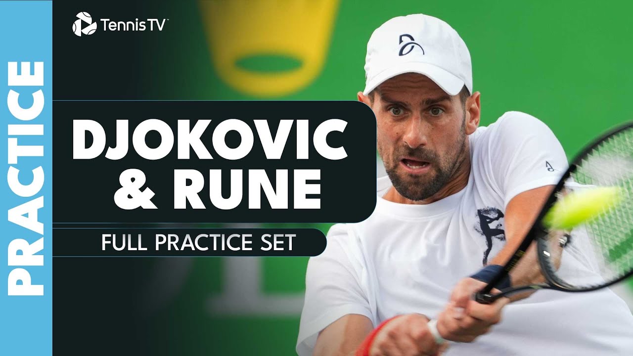 Novak Djokovic & Holger Rune High-Quality Practice Set In FULL! | Shanghai 2025