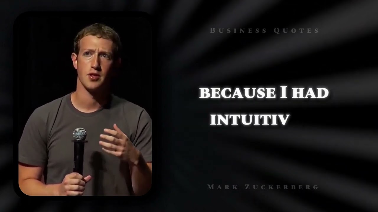 MARK ZUCKERBERG - FOCUS ON THE THINGS THAT MATTER
