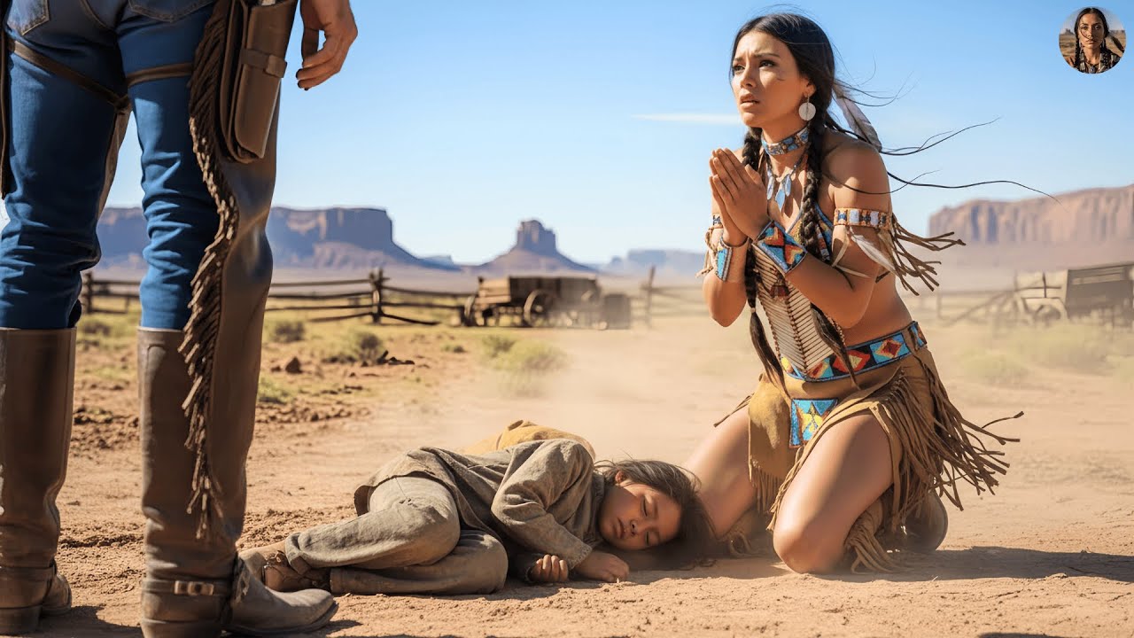 “Salva a mi hijo y te pagaré con mi propia vida,” dijo la viuda apache al vaquero
