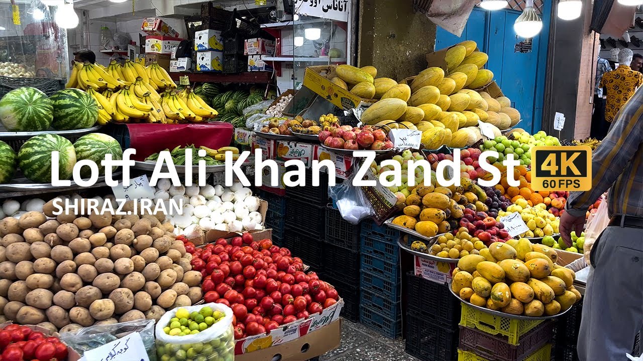 Exploring Shiraz&rsquo;s Busiest Street | Inside Lotf Ali Khan Zand Market!