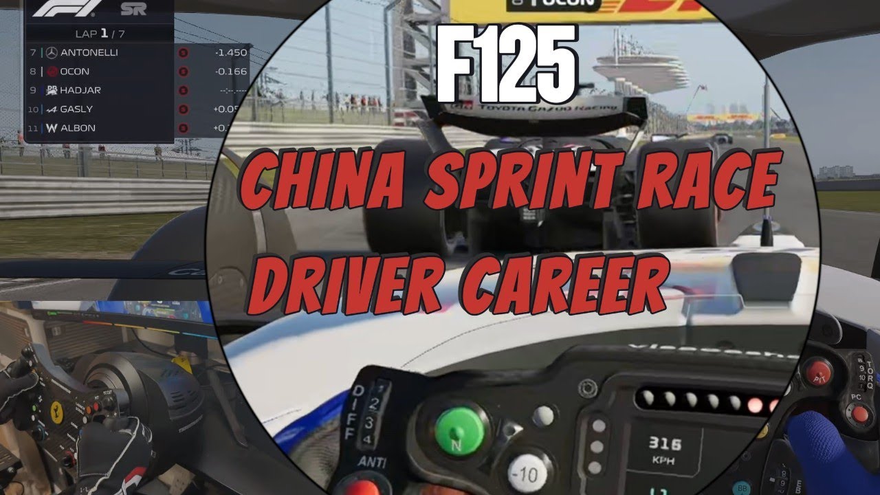 F125 Driver Career: Isak Hadjar China Sprint Race