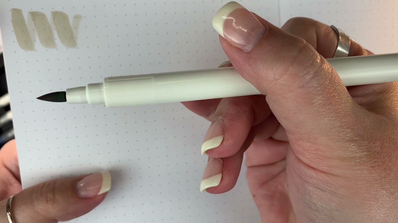 Archer & Olive Calliograph markers vs Tombow Dual Brush markers