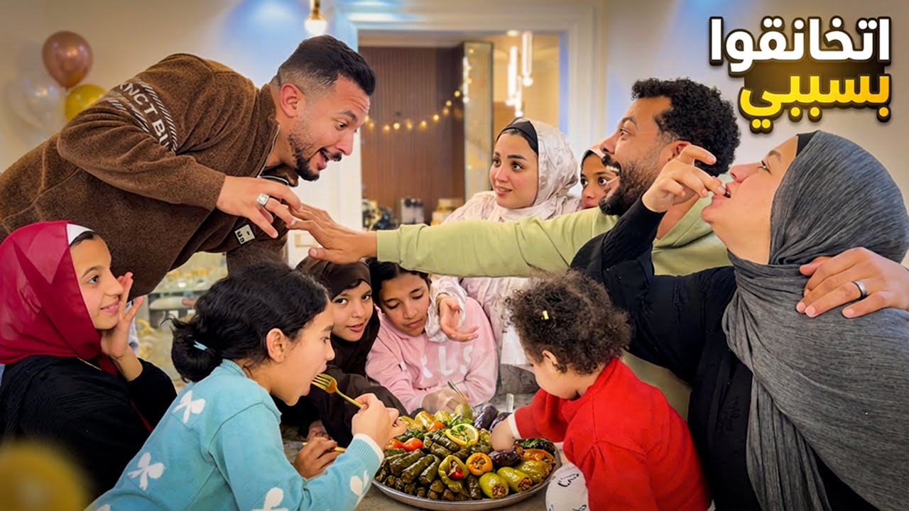 عملت محشي علي السحور..( قلبت بخناقة بالنهاية😱)