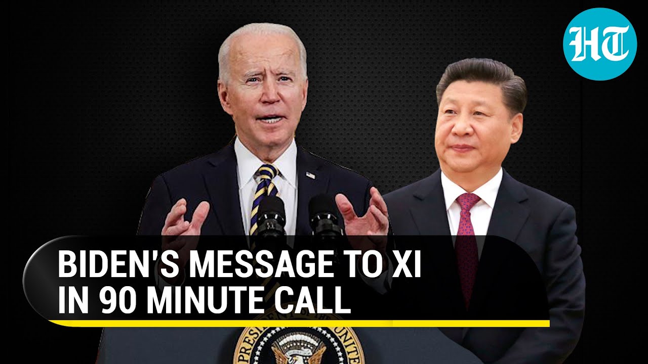Watch: What Xi Jinping and Joe Biden told each other in first call in 7 months