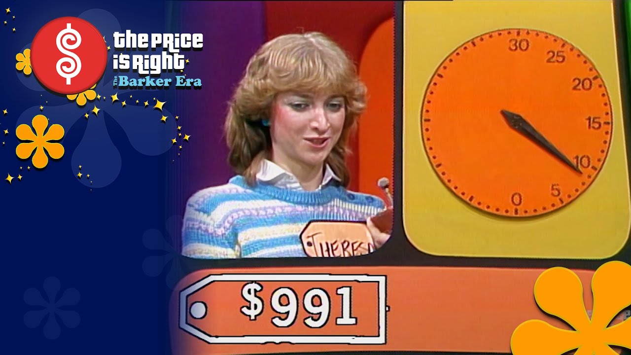 It's a Race Against Time As Contestant Tackles CLOCK GAME! - The Price Is Right 1983