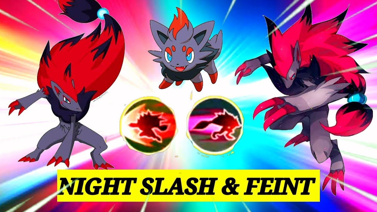 Zoroark Night Slash & Feint Attack 😈 || How To Use Combo Move || Pokemon Unite ||