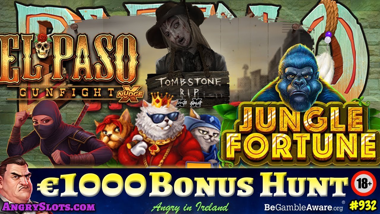&euro;1000 SLOTS BONUS HUNT - DJ Psycho, Candy Blitz, Jungle Fortune & more