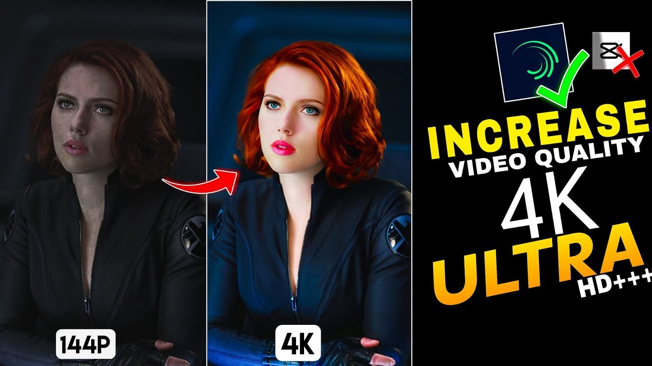 How to Convert Normal Video to 4k hd in android Tamil | Alight Motion 4k Quality tutorials #capcut