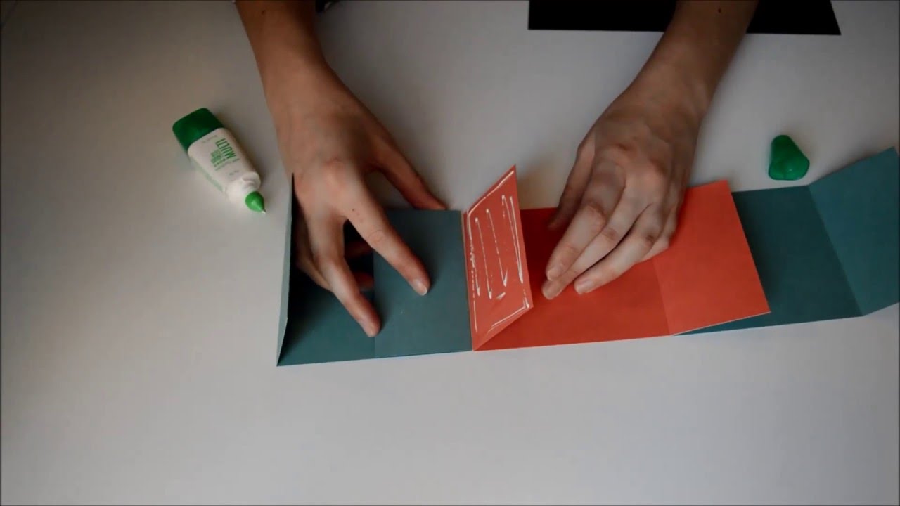 How to make a Tri-Fold mini Album- easy scrapbook!