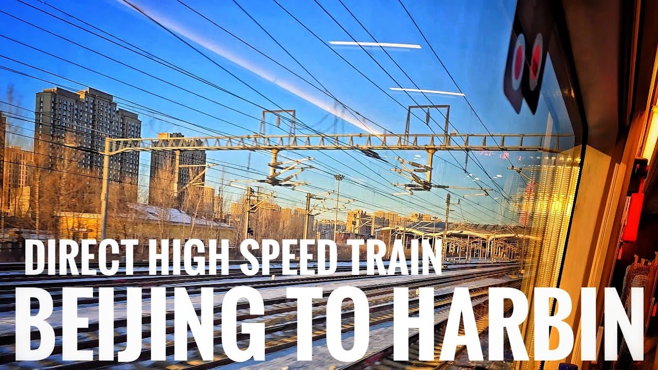 DESIGNED TO RUN EVEN IN -40&deg;C WEATHER BEIJING TO HARBIN HIGH-SPEED RAILWAY COVERING 1200KM 350KM/H