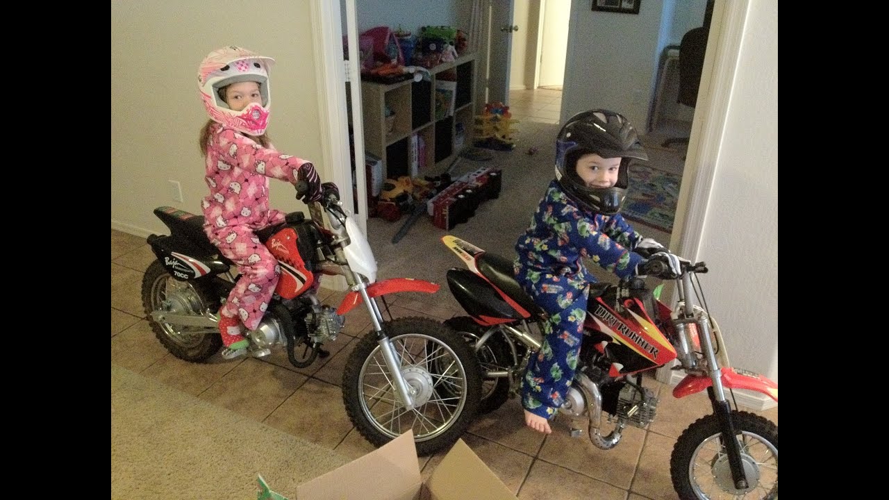 DIRT BIKES FOR CHRISTMAS - Christmas 2011 | Clintus.tv