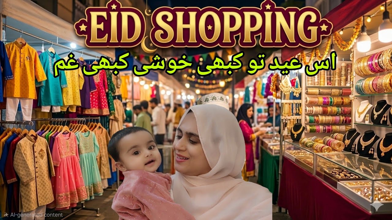 Eid ki shopping done 💫 kabhi khushi kabhi gam | kash ye faisla pehly kr leti | nazneen vlogs 