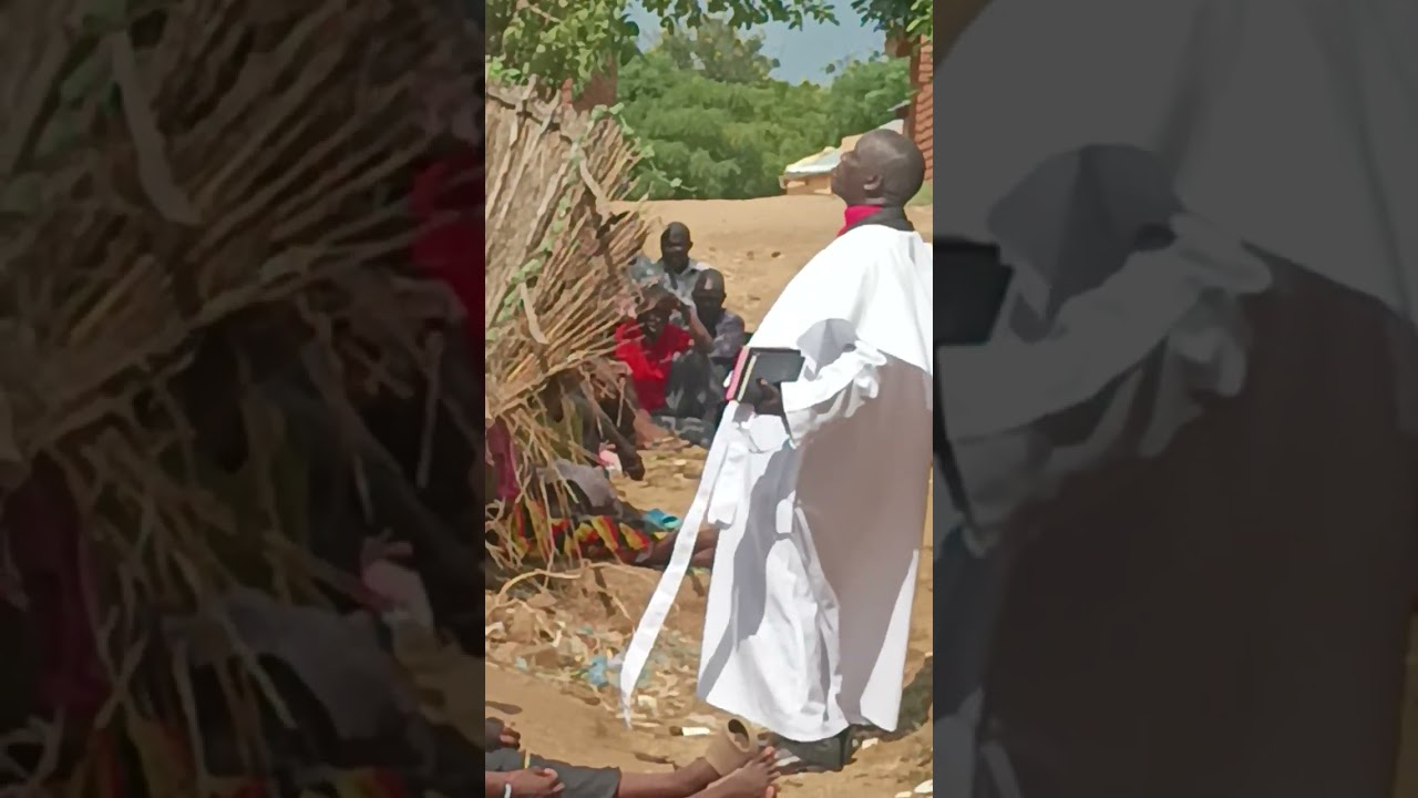 Funeral preaching - Zalewa, Neno District (Malawi)