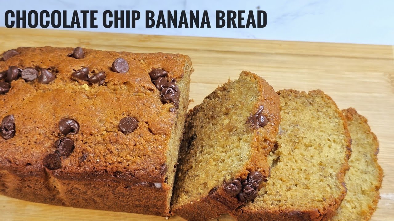 Easy Chocolate Chip Banana Bread | Soft, Moist & So Delicious