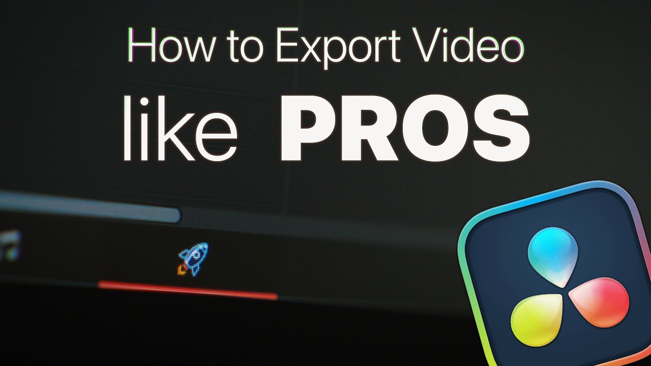 My Professional Export Settings DaVinci Resolve 21