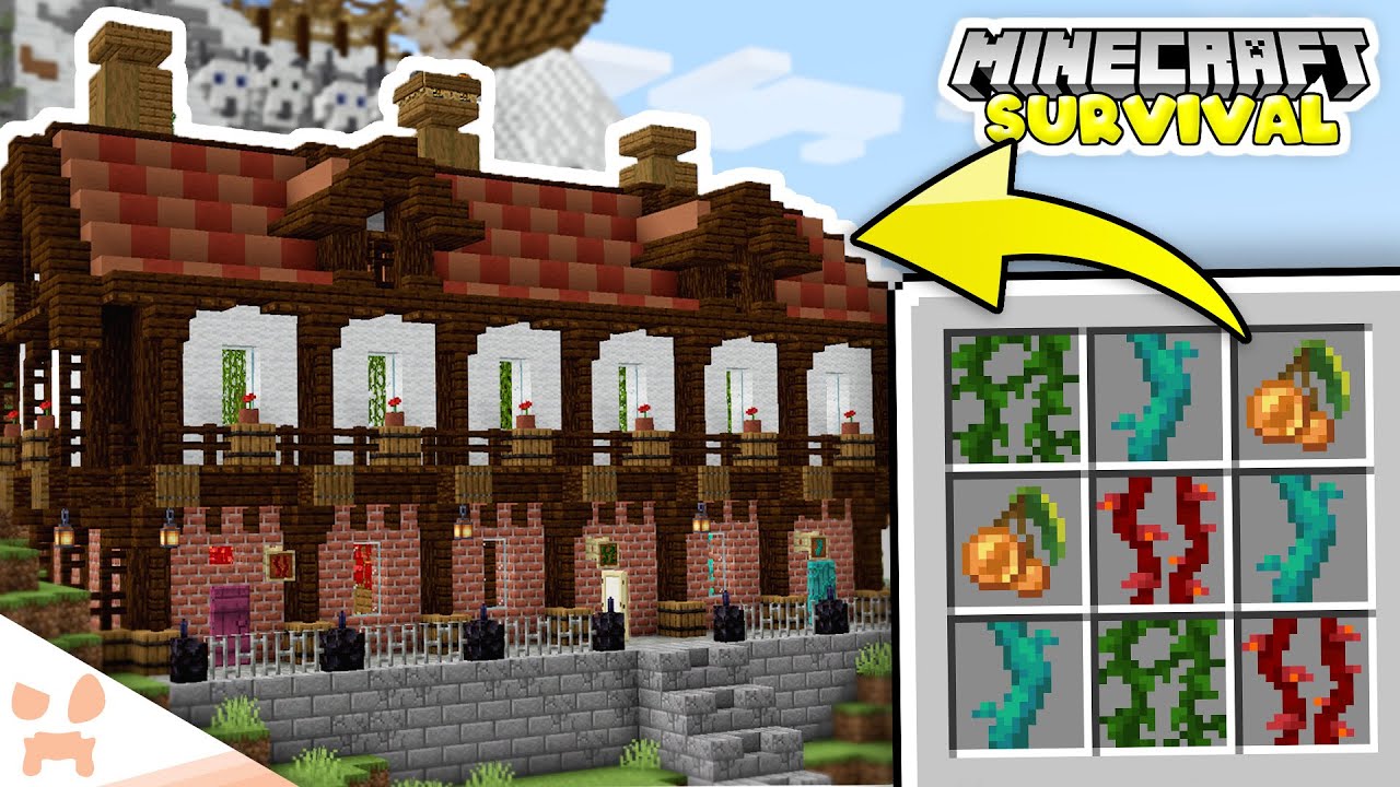 Строим ВИНОФЕРМУ ДЛЯ КАЖДОЙ ЛОЗЫ в Minecraft Survival! (#33)