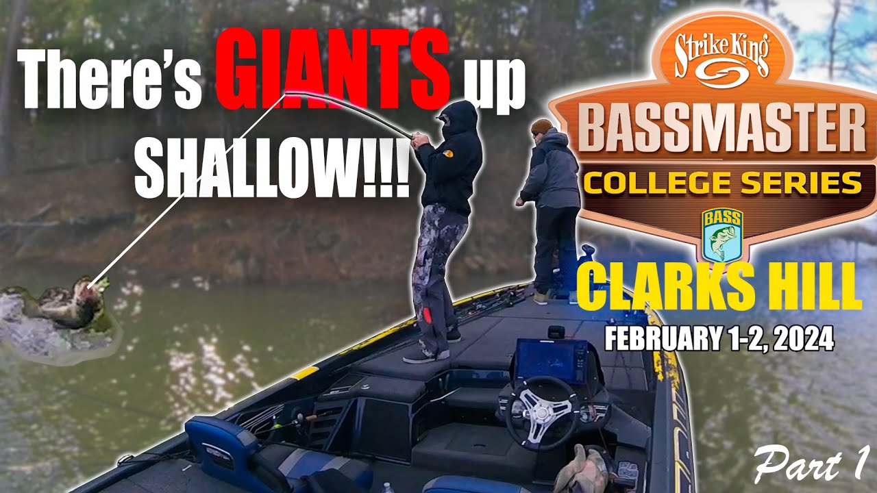 Bassmaster College Series PRACTICE on CLARKS HILL!
