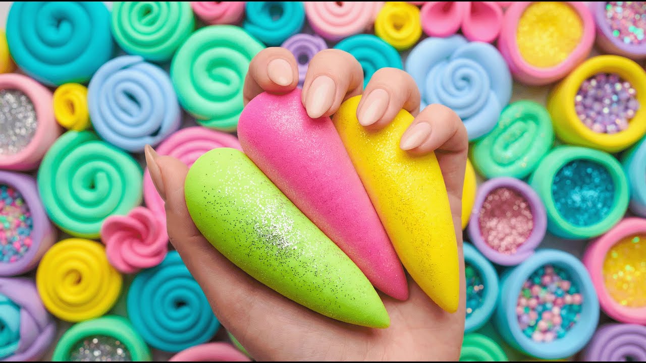 Calming ASMR for Anxiety Relief: Soap Crushing, Glitter Sprinkles & Soft Starch | Colorful Soap