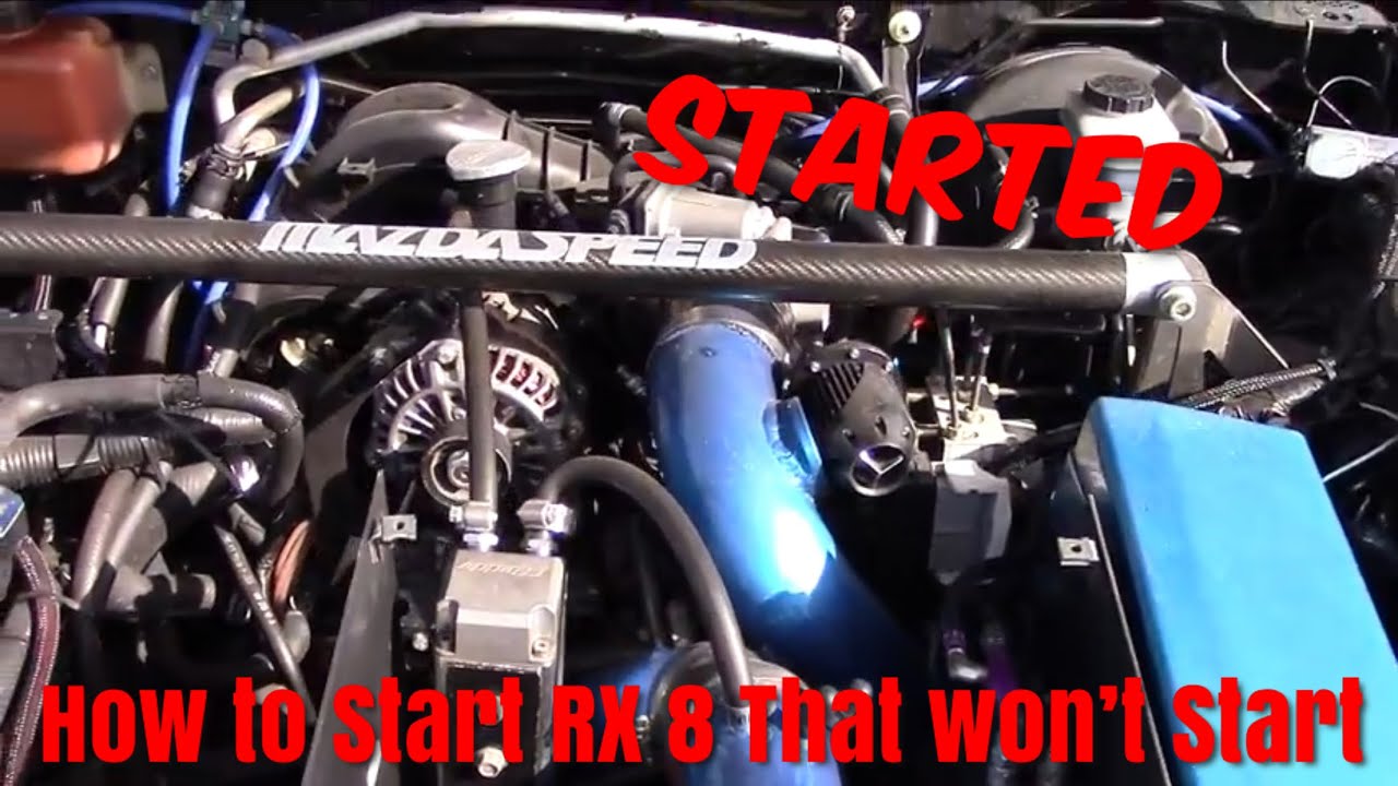Как завести Mazda RX 8, которая не заводится. Не сдавайтесь.