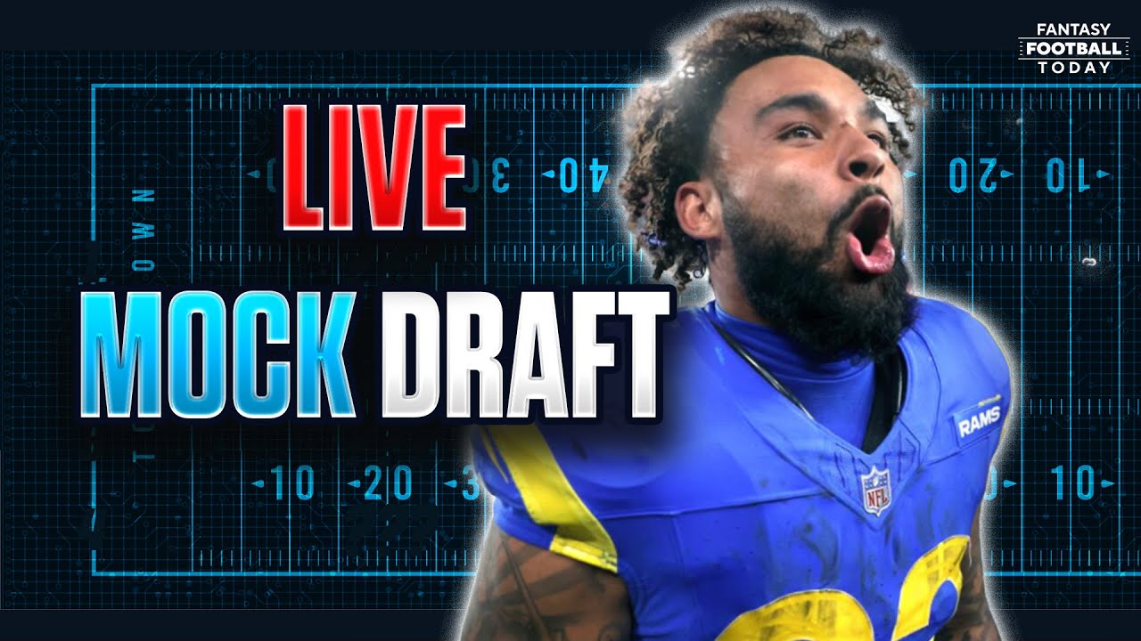Fantasy Football PPR Mock Draft 2025 3.0 (LIVE) | Fan Draft + Expert Picks for St. Jude