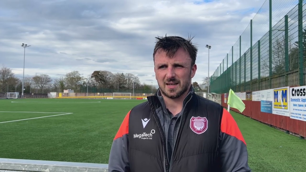 Annan Athletic 5-1 Arbroath - Calum Gallagher - Post Match Interview