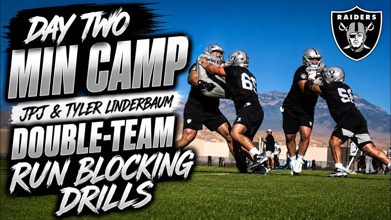 JPJ vs. Caleb Rogers: Who Stood Out at Raiders Minicamp Day 2 O-Line Drills?