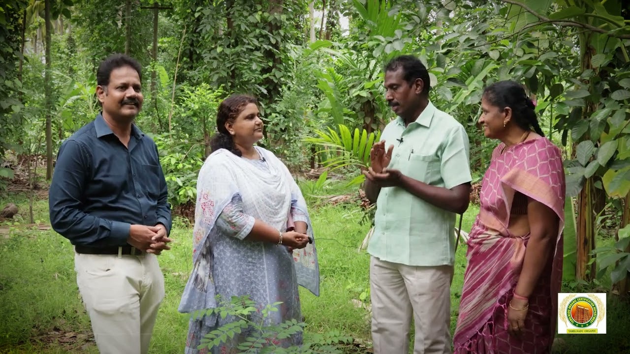 Five layer profitable Organic Farming | V.T.Valluvan, Anamalai -Pollachi - Coimbatore | TNOCD |