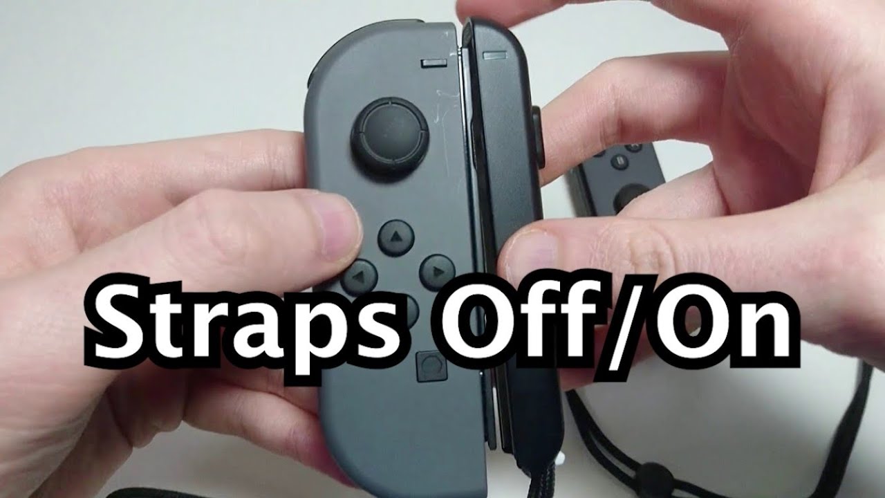 Nintendo Switch Wrist Straps How to Attach & Detach to Joy Cons