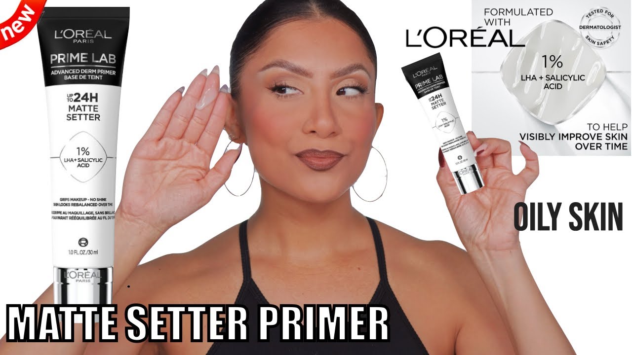 *новинка* L'OREAL PRIME LAB MATTE SETTER PRIMER + ALL DAY WEAR *для жирной кожи* | MagdalineJanet