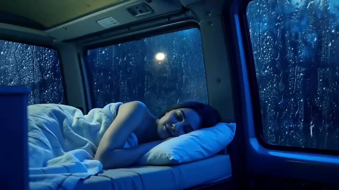 Instant Sleep During Thunder 🚗 Rain Sounds in Car with Thunder | Heavy Rain Sounds for Sleeping