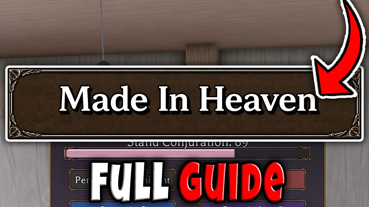 MADE IN HEAVEN FULL GUIDE in BIZARRE LINEAGE how to GET, MOVESET, BEST BUILD Roblox