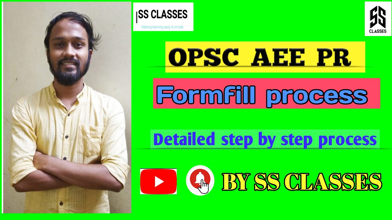 OPSC PR AEE 210 POST | STEP BY STEP PROCESS TO FILL THE FORM