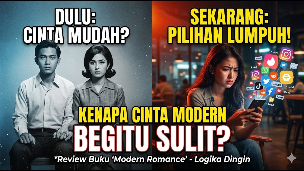 TERLALU BANYAK PILIHAN BIKIN KAMU JOMBLO? Bedah Buku MODERN ROMANCE (Aziz Ansari)