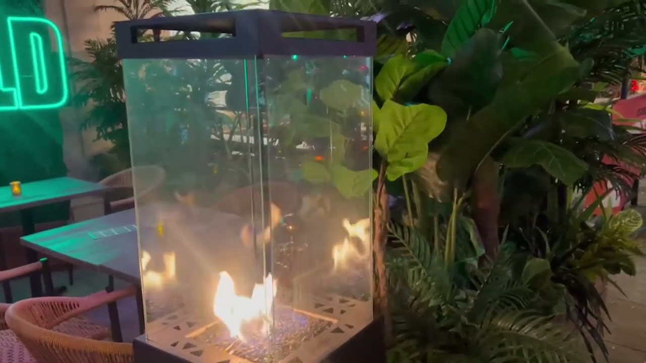 Planika Faro Outdoor Patio Heater Propane Outdoor Fireplace for Patio Propane Fire Pit Review