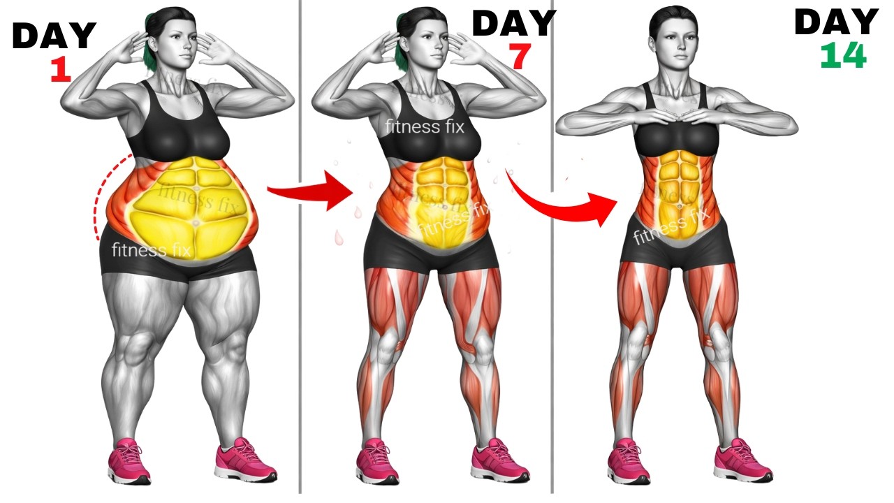 👙 Lose Belly Fat FAST with Standing Abs ➜ Standing Abs Workout Beginners Use to Burn Belly Fat