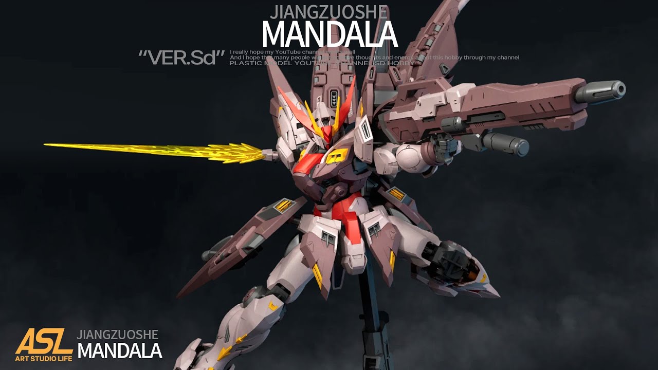 [ASMR Build] Mandala Model by Jiangzuoshe – Fast Assembly & Relaxing Sounds
