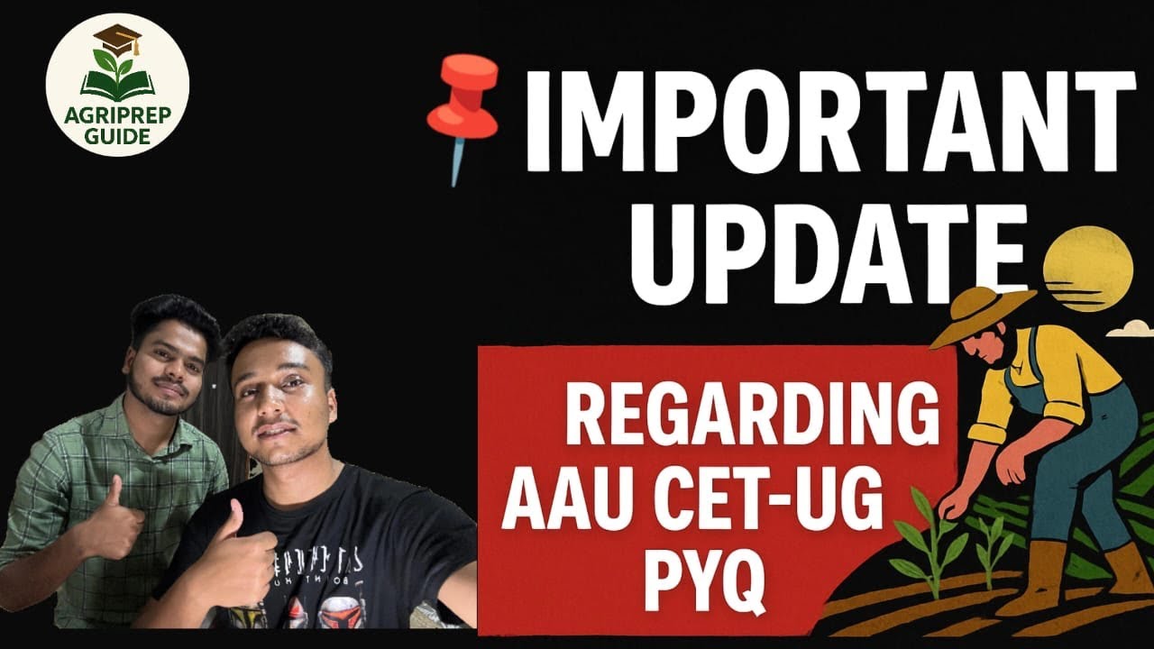 AAU CET-UG PYQ & SAMPLE QUESTIONS available now.Know details.ASSAM AGRICULTURAL UNIVERSITY ENTRANCE.