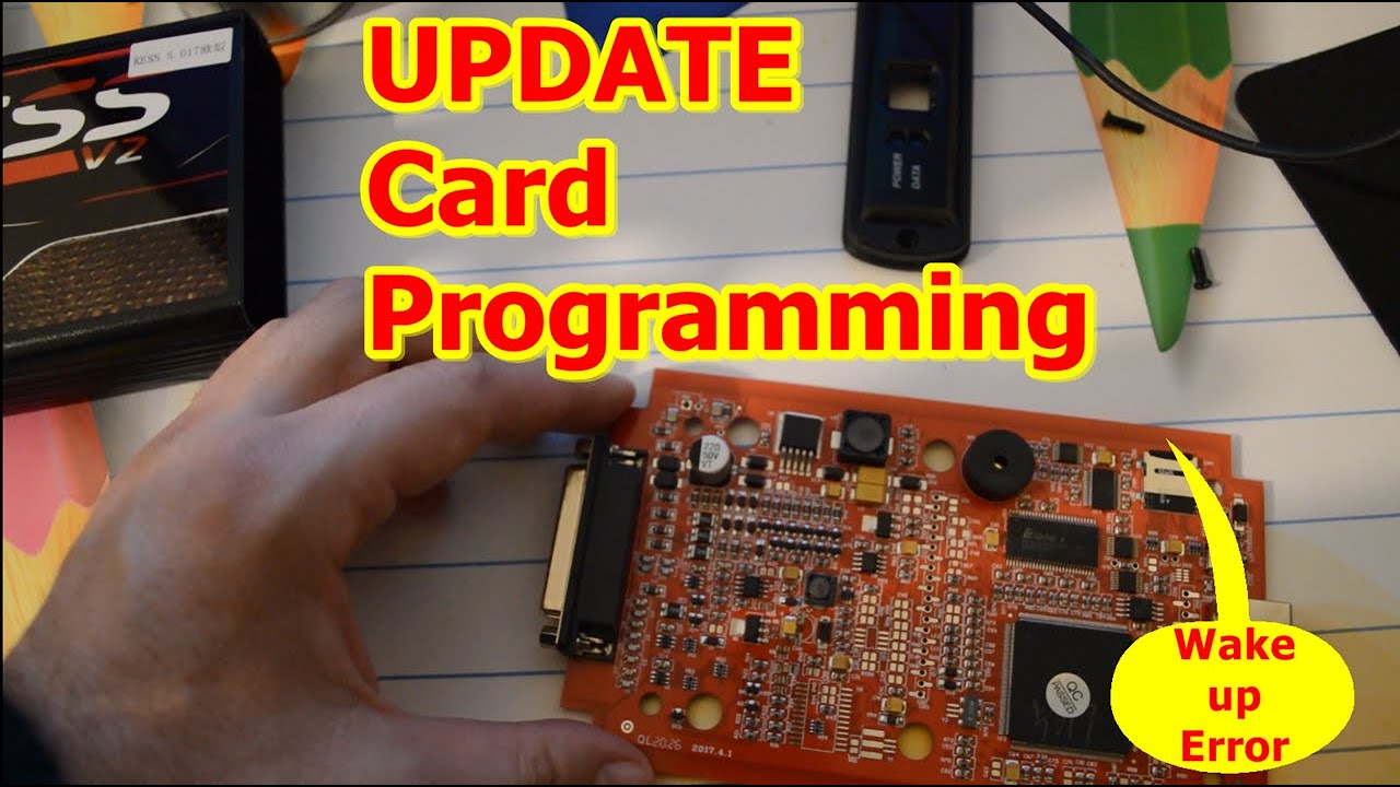 Kess v2 Red PCB. Wake up Error . Protocol not Found. Card Update. Image replaced. Problem Solved.