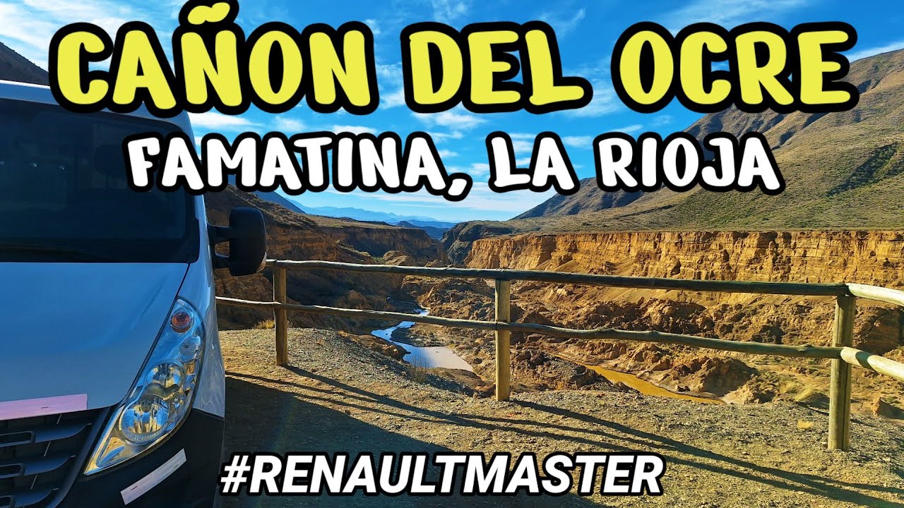 CAÑON DEL OCRE, FAMATINA La Rioja. Camino a Mina La Mejicana  #vanlife #renaultmaster