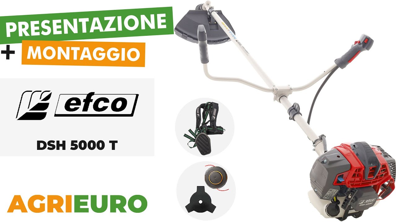 Efco DSH 5000 T - Decespugliatore a scoppio - Presentazione e Montaggio