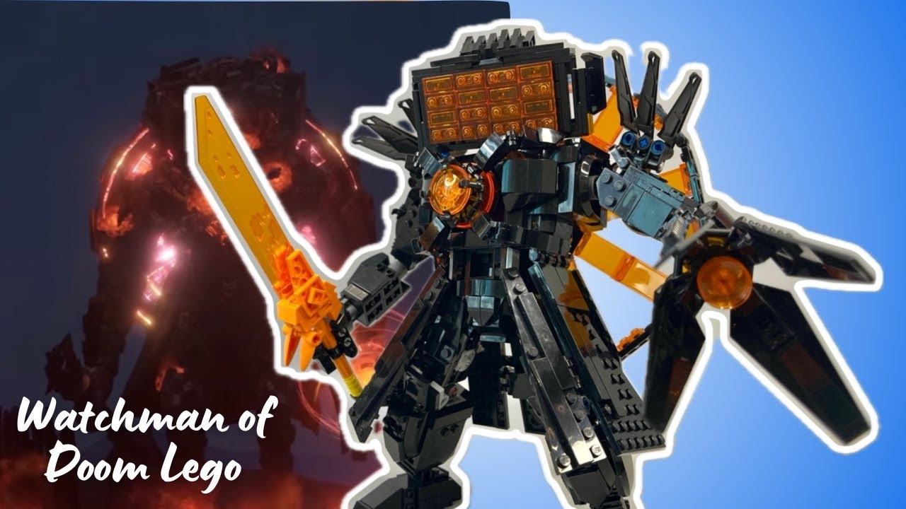 Skibidi toilet lego Watchman of Doom #legomoc #skibiditoilet #skibidilego #watchman of doom #lego